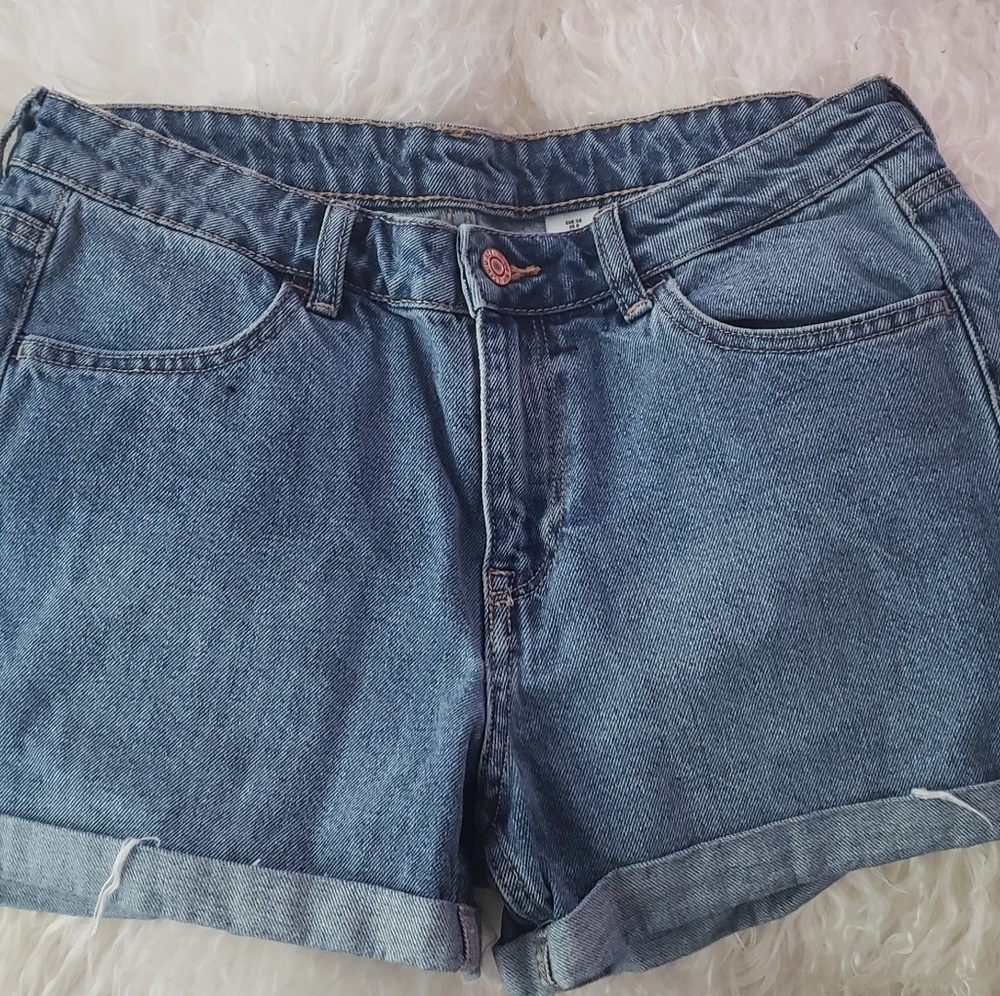 Denim shorts size 8